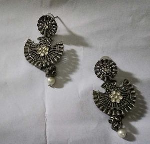 Oxidised Earrings Jhumkas