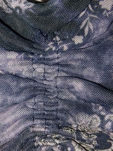 Zudio Puple Floral Net Mini Dress