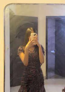 Floral Print Mini Dress