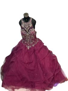 Stunning Pink Embellished Prom Dress