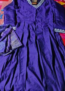 Purple Naina Bandhani Set 💜