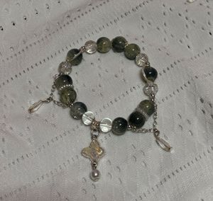 Butterfly Charm Beaded Bracelet