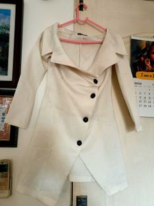 White Coat Dress