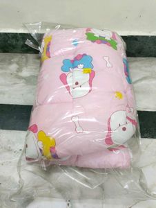 Cute Pink Dog Print Bedding Set