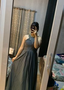 Elegant Grey Ethnic Gown🦋❤️🎀
