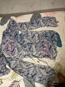 Leaf Print Summer Cover-Up