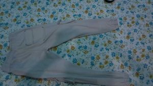 Grey Jogger Pants With Laces Five Pocket Size 30