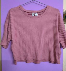 Pink Crop Top