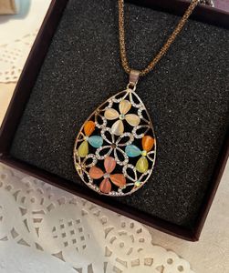 Vintage Floral Pendant