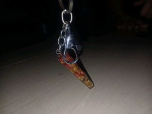 Hand made Floral Resin Keychain