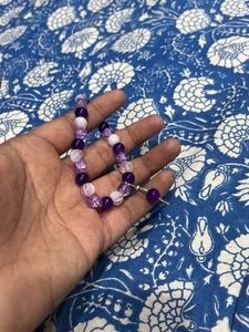 Purple Beaded Bracelet