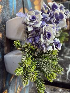 Artificial Purple Rose Plant