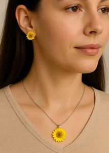 Sunflower Jewelry Set