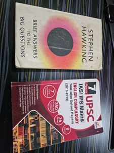 Stephen Hawking & UPSC English Books ( 99/1 Book)