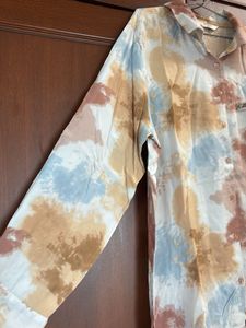 Tie-Dye Women Long Shirt