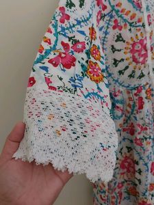 Floral A-Line Mini Dress