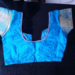 Blue Saree with Blouse