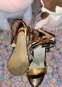 Shiny Gold Heels