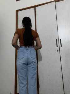 Light Blue Shaded And Rugged Denims