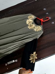 fully frel butterfly jacket Abaya