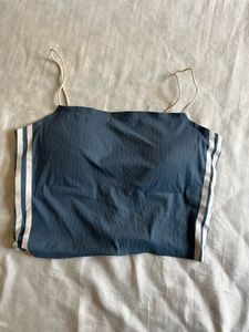 Padded Blue Tank Top