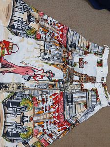 Paris Print Dress
