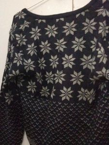 Patterned Cardigan Sweater