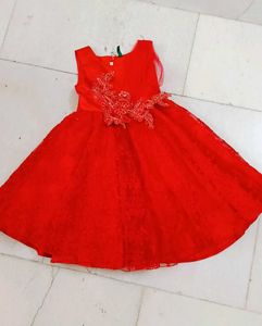 RED PRINCESS FROCK
