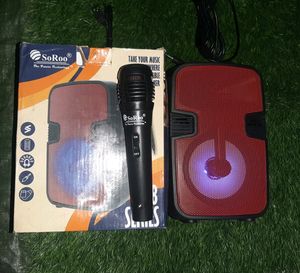 SoRoo Bluetooth Speaker with external Mic(New)