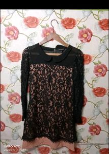 Combo Of 3 Top Black Lace To