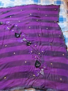 Very Beautiful Saree With Stiched Blouse