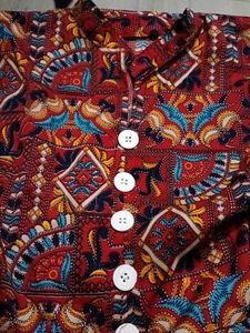 Patterned Casual Dress