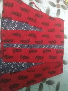 Red Maxi ❤ With Duppata