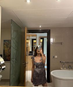 Leopard Print Party Dress