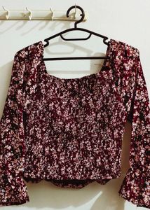 Floral Long Sleeve Top
