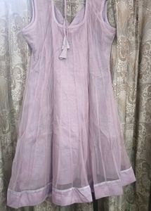 Elegant Lilac Tulle Dress