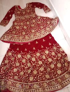 Bridal lehanga.. fixed today&#39;s offer GrabSoon..