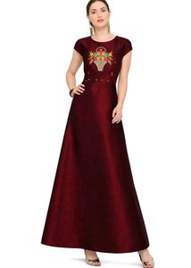 Girls' Elegant Midi Dress