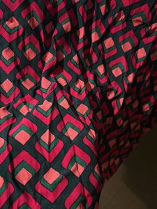 Patterned Short Sleeve Top