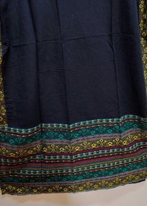 Aurelia Women Black Thread Embroidery Cotton Kurta