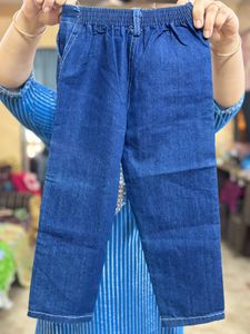 NEW Boys Soft Denim Embroidered Stylish Pant