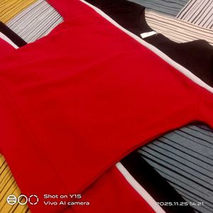 Red &amp; Black Co-ord Set