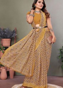 Elegant Printed Saree