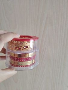 DAILY WEAR GOLDEN BANGLES 🥰- 2 PCS SET