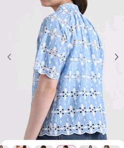 Comfort Days Sky Blue Shiffili Shirt By ONLY