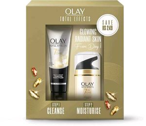 New Olay Gift Pack Day Cream SPF + Cleanser
