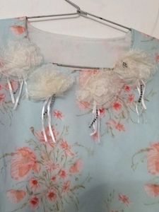 Blue Girls Top