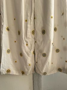 🫧White Embroidered Palazzo 🤍