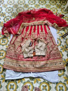 Red Bridal Lehenga Choli
