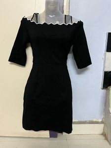 Korean Pintrest Black Designer One Piece